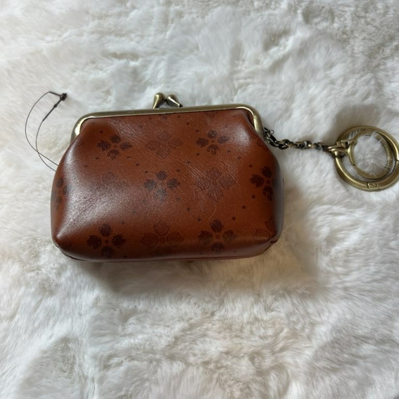 Wallet, Patricia Nash Signature Print Large Border Coin Wallet/Keychain, NWT - Picture 2 of 8